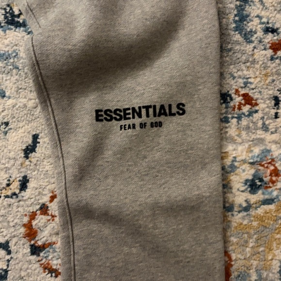 Essentials Fear Of God Sweatpants Dark Oatmeal large - Picture 3 of 6